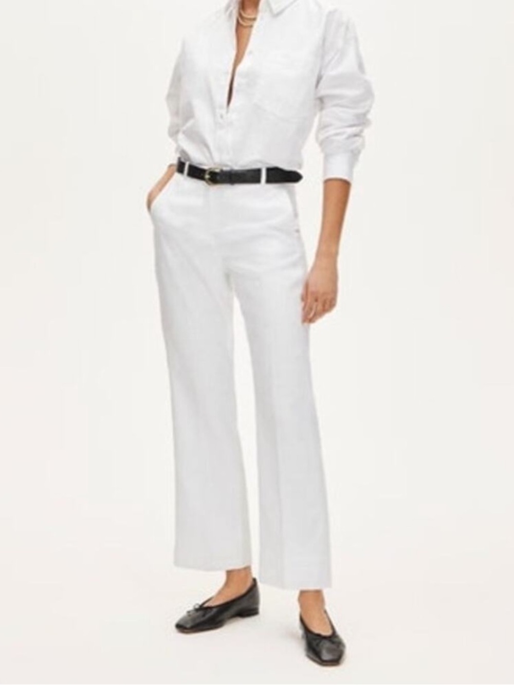 NWT J. Crew Kaya Pant in stretch linen blend NEW WITH TAGS White Size 2